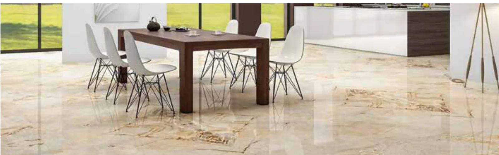 Marble flooring